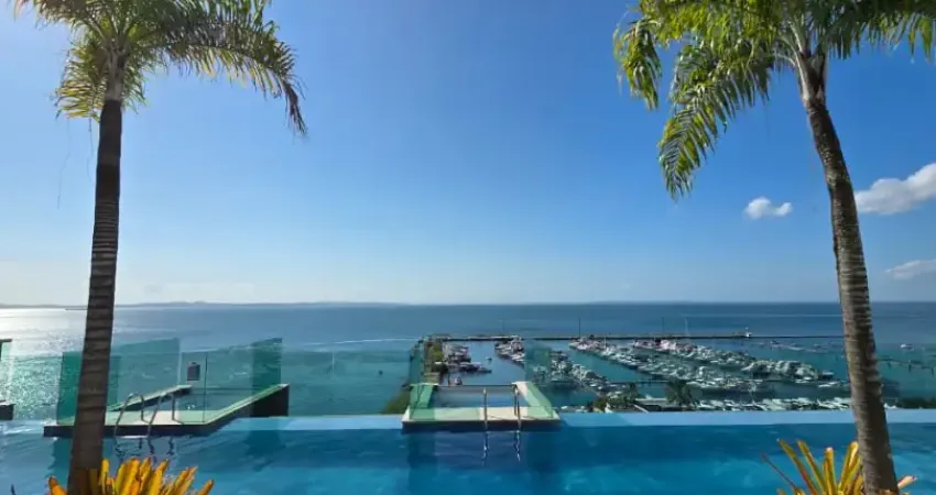 Cloc marina | loft com 55m² | 1 quarto | nascente | porteira fechada (opcional) | design moderno / av. contorno - salvador ba