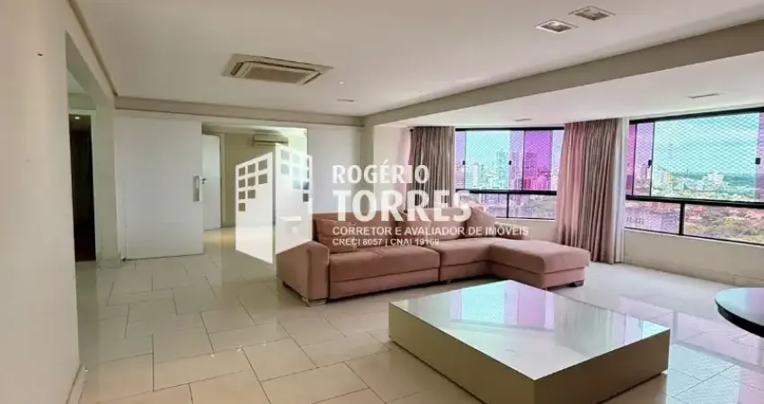 Apartamento a venda com 4 suítes + gabinete, dependências e 4 garagens no alto parque