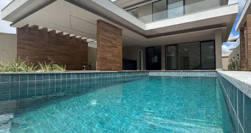 Casa á venda no condomínio high garden - 4 suítes (3 com closet | 2 com varanda | master com hidro e claraboia).