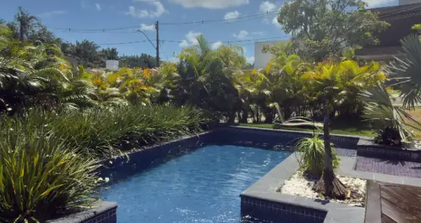 Casa à venda no alphaville litoral norte 1 | mobiliada | 4 suítes