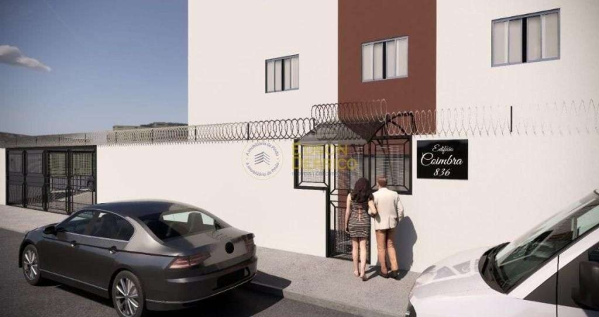 Apartamento com 2 dormitórios à venda, 52 m² por R$ 165.000 - Jardim Regina (Moreira César) - Pindamonhangaba/SP