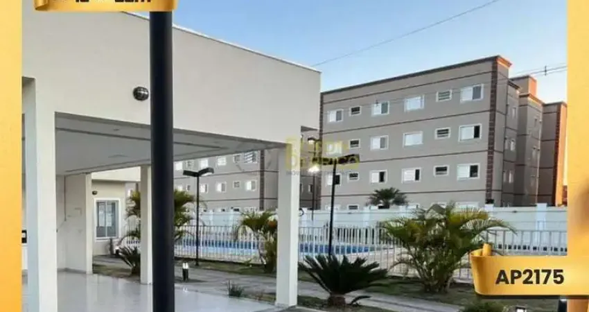 Apartamento com 2 quartos, loteamento industrial água preta - pindamonhangaba