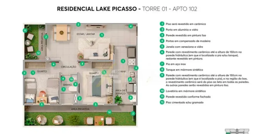 Apartamento com 2 quartos à venda na Estrada dos Pioneiros, S/N, Jardim Morumbi, Londrina