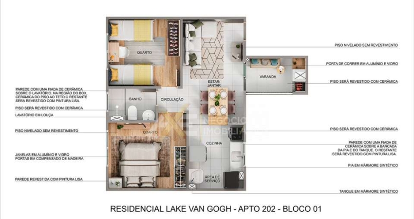 Apartamento com 2 quartos à venda na Estrada dos Pioneiros, S/N, Jardim Morumbi, Londrina