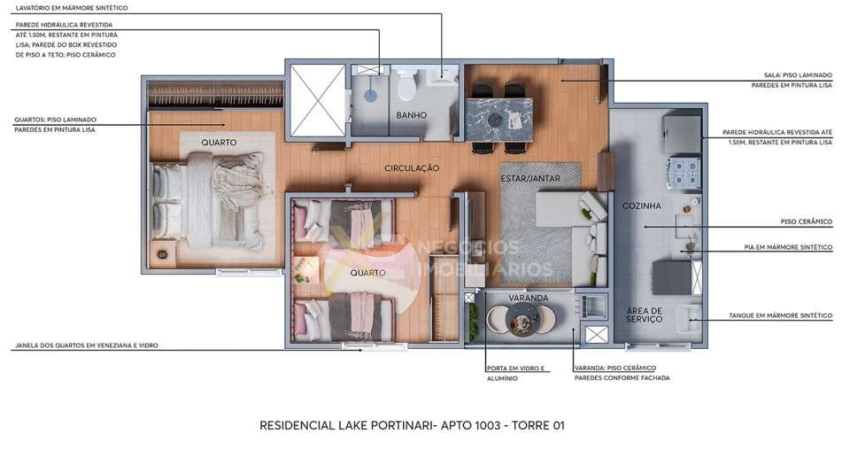 Apartamento com 2 quartos à venda na Estrada dos Pioneiros, S/N, Jardim Morumbi, Londrina