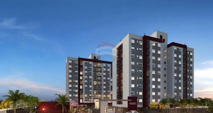 Madrid - Apartamentos de 1 e 2 dormitórios com sacada e churrasqueira