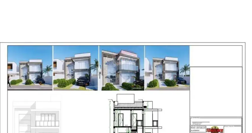 Sobrado em construção no terra nova – 2 suítes, 92m², rua joão peixoto gomes 448