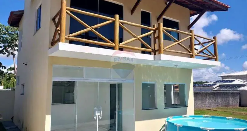 Casa para locação loteamento sol nascente em barra do jacuípe
