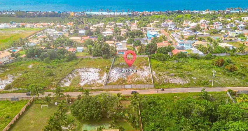 Terreno à venda em Barra do Jacuípe - Litoral Norte da Bahia - Camaçari