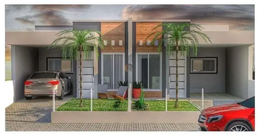 Casa com 2 dormitórios, com 79m² no Loteamento Sinodal em Conventos - Lajeado/RS