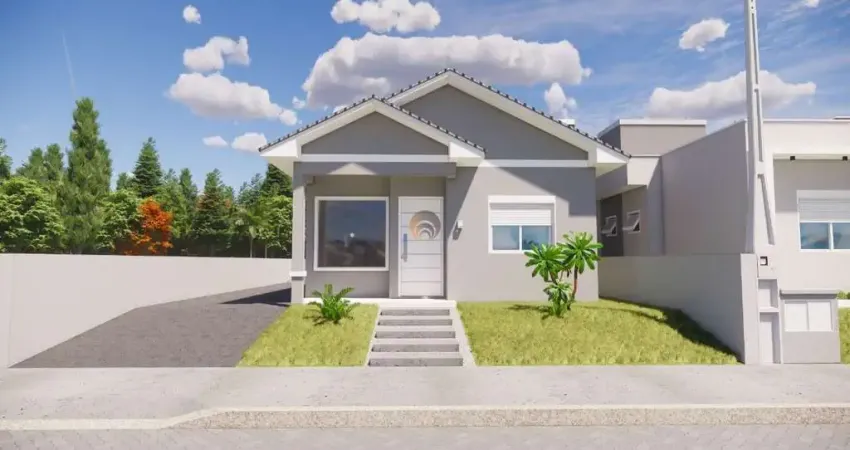 Casas individuais com 2 dormitórios em boa localização em arroio do meio/rs