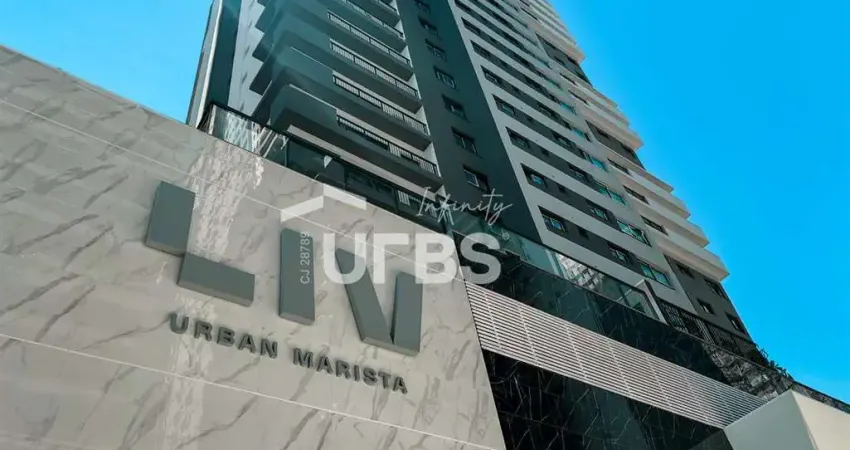 Studio à venda no Liv Urban, Setor Marista, 38,11 m², 1 vaga de garagem, entre a Alameda Ricardo Paranhos e o Parque Areião.