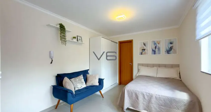 Apartamento Studio com 23m² privativos, 1 vaga de garagem, no Santa Cândida, Curitiba - PR.