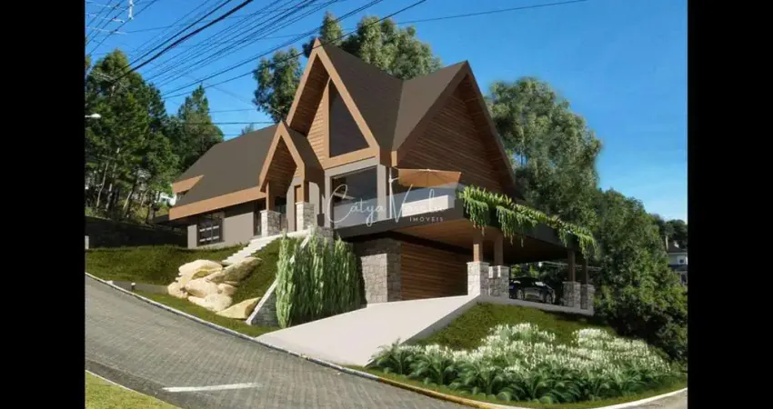 Casa com 3 quartos à venda na Rua Gentil Bonato esquina com Francisco A. Zati, 160, Vale das Colinas, Gramado