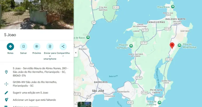 Terreno 1.000m² em Florianópolis – Natureza e Praia ??
Arborizado,