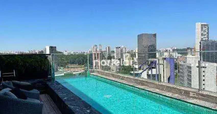 Flat com 1 dormitório à venda, 45 m² por R$ 690.000,00 - Pinheiros - São Paulo/SP