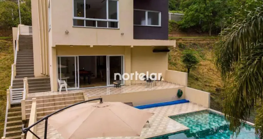 Sobrado com 4 dormitórios à venda, 330 m² por r$ 1.800.000,00 - serra dos lagos - cajamar/sp