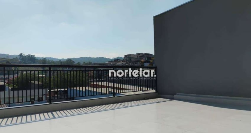Cobertura com 2 dormitórios para alugar, 90 m² por R$ 1.850,00/mês - Jardim Vista Alegre - São Paulo/SP