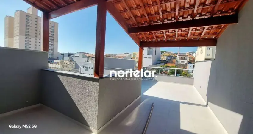 apartamento com cobertura a venda 2 quarto 1 vaga na rua Madri