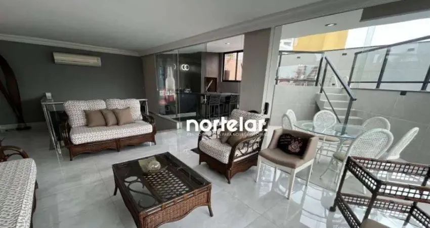Cobertura com 4 dormitórios à venda, 256 m² por r$ 1.700.000,00 - enseada - guarujá/sp