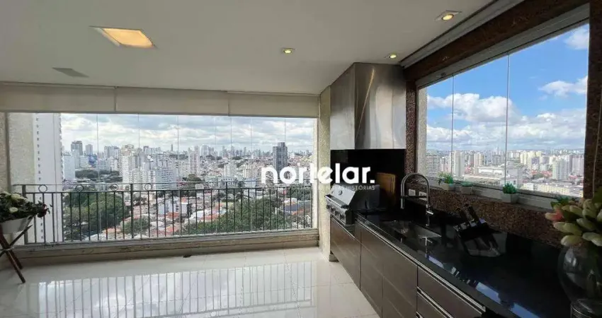 Apartamento com 4 dormitórios à venda, 250 m² por r$ 4.500.000,00 - parque da mooca - são paulo/sp