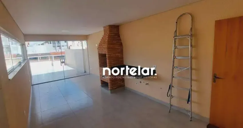 Apartamento com cobertura a venda 3 quarto 2 vaga 140m² na rua dona maria goretti, santo andré