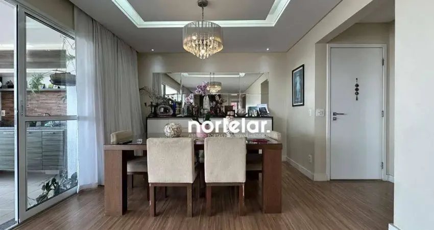 Apartamento com 3 dormitórios à venda, 131 m² por r$ 1.189.000,00 - jardim santo elias - são paulo/sp