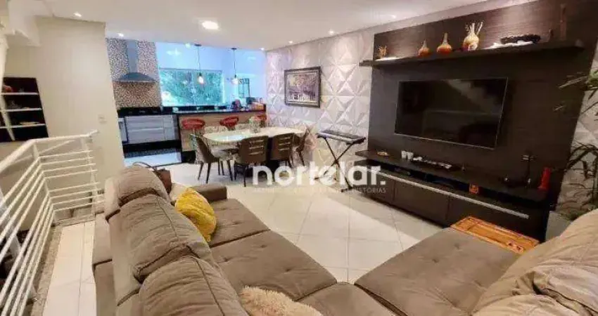 Sobrado com 3 dormitórios à venda, 149 m² por r$ 839.000,00 - jardim regina - são paulo/sp