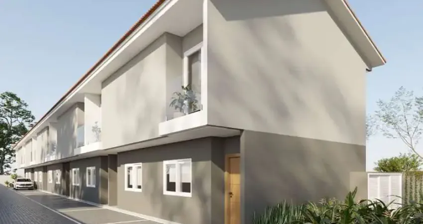 CASA 2 DORM. NOVA EM CONDOM. COM POUCAS UNIDADES
