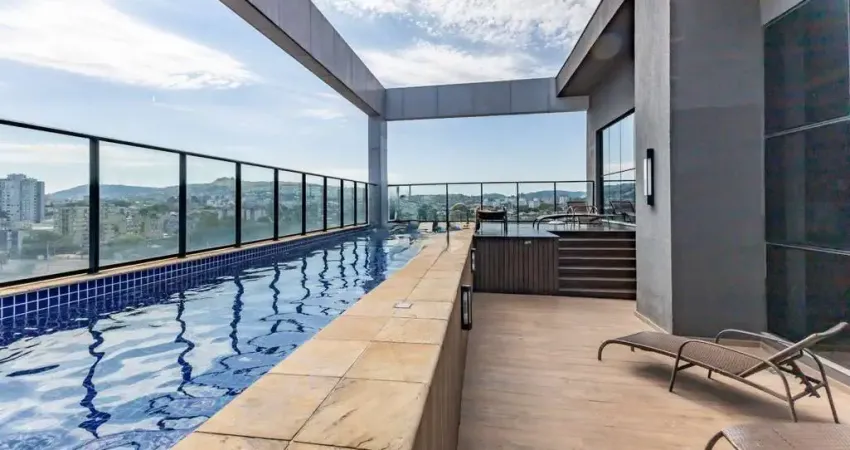 Apartamento semi mobiliado 03 dormitórios com vista e 02 vagas de garagem