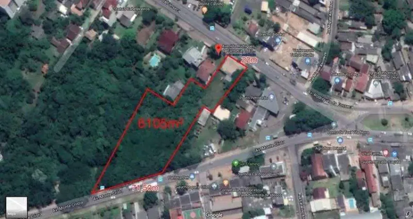 Terreno à venda na Avenida Rodrigues da Fonseca, 1883, Vila Nova, Porto Alegre