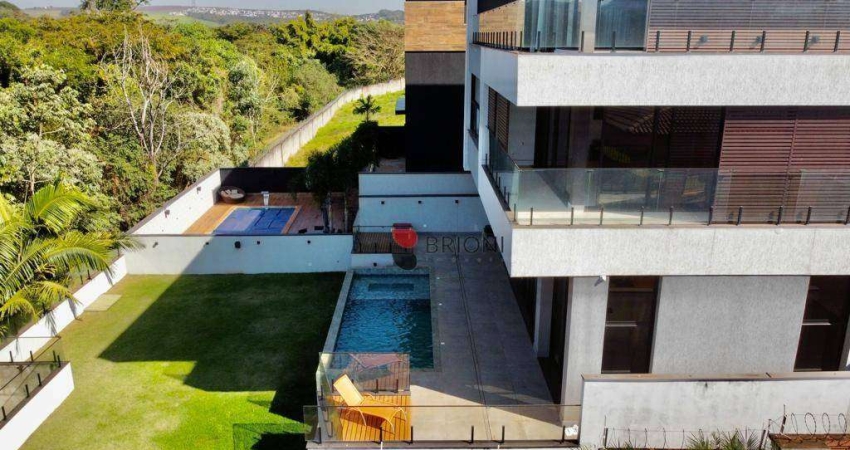 Sobrado alto padrão, com 600m², 4 quartos/suítes, à venda no Condomínio Arara Vermelha em Ribeirão Preto/SP I Imobiliária Brioni imóveis