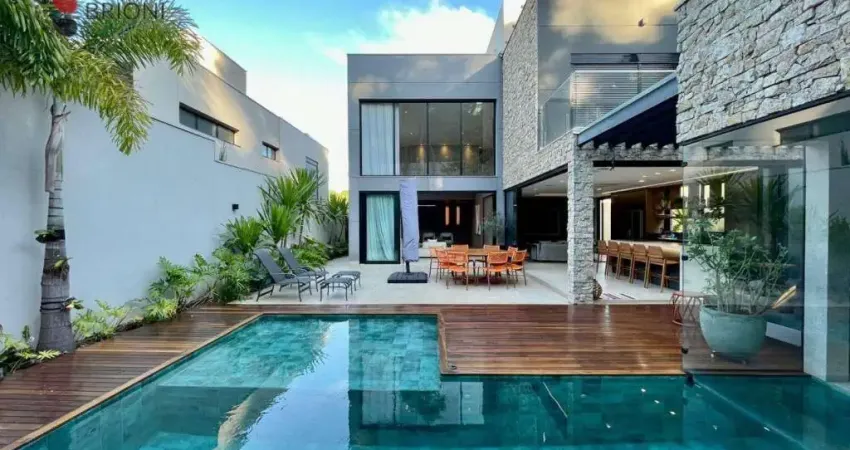 Casa alto padrão à venda com 370 m², 4 Quartos/Suítes em condomínio Alphaville 3, em Ribeirão Preto/SP I Imobiliária I Brioni imóveis