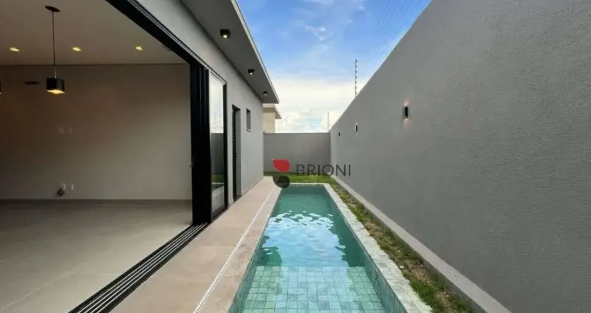 Casa à venda com 208m², 3 quartos/suítes em condomínio quinta dos ventos em ribeirão preto i imobiliária brioni imóveis