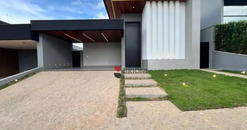 Casa à venda com 208m², 3 quartos/suítes em Condomínio Quinta dos Ventos em Ribeirão Preto I Imobiliária Brioni imóveis