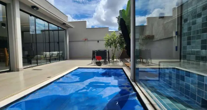 Casa sobrado alto padrão com 286m², 5 quartos/suítes, à venda no condomínio san marco em ribeirão preto/sp i imobiliária brioni imóveis