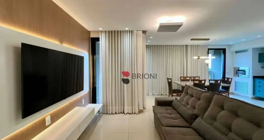 Apartamento alto padrão com 135m², 3 quartos/suítes à venda no edifício magna vista em ribeirão preto/sp i imobiliária brioni imóveis