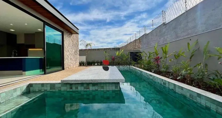 Casa térrea alto padrão, com 250m², 3 quartos (suítes), à venda no Condomínio Siena em Ribeirão Preto/SP I Imobiliária Brioni imóveis