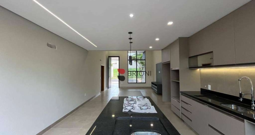 Casa térrea alto padrão com 162 m², 3 quartos (3 suítes)à venda no Condomínio San Marco em Ribeirão Preto/SP I Imobiliária Brioni imóveis