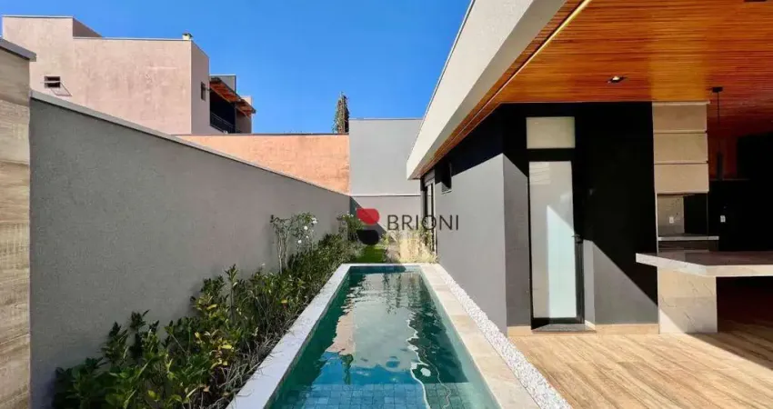 Casa térrea alto padrão com 263 m², 04 quartos/suítes à venda no Condomínio Terras de Siena em Ribeirão Preto/SP I Imobiliária Brioni imóveis