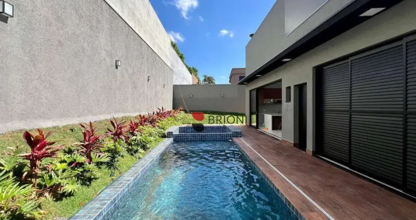 Casa alto padrão com 266m², 4 quartos à venda no condomínio alphaville 3 em ribeirão preto/sp i imobiliária brioni imóveis