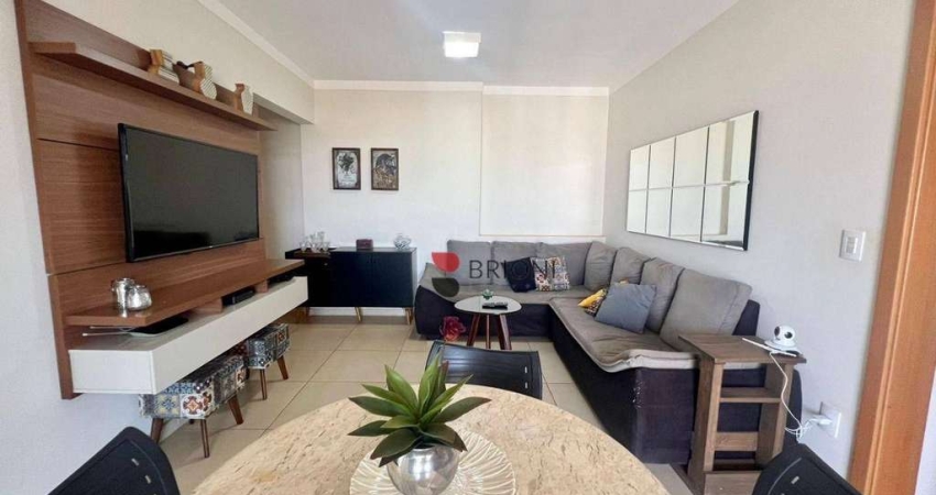 Apartamento alto padrão com 90m², 3 quartos à venda no Edifício Provincia di Roma em Ribeirão Preto/SP I Imobiliária Brioni imóveis