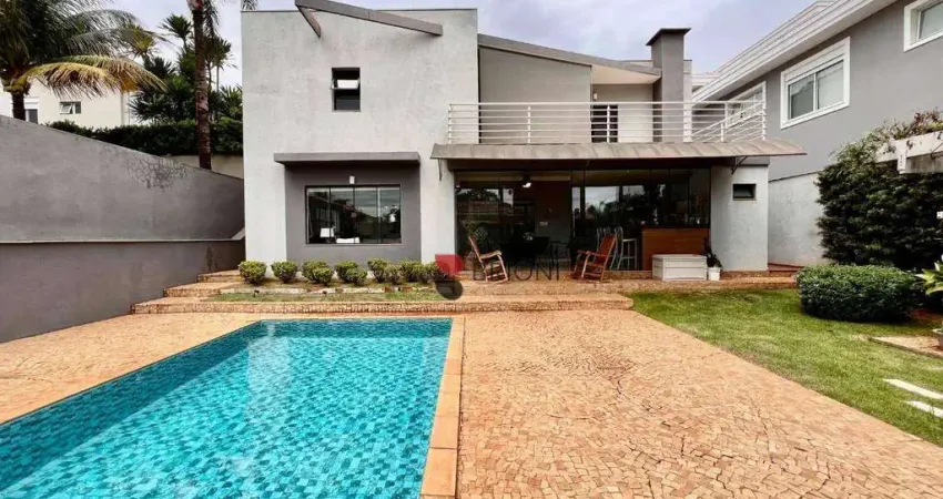 Sobrado Alto Padrão com 4 suítes/quartos, 254m² no condomínio Colina do Sabia em Ribeirão Preto I Brioni Imóveis I Imobiliária em Ribeirão Preto