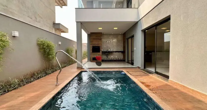 Sobrado com 5 dormitórios, 280 m², para venda e locação no Vivendas da Mata em Ribeirão Preto/SP I Imobiliária Brioni imóveis