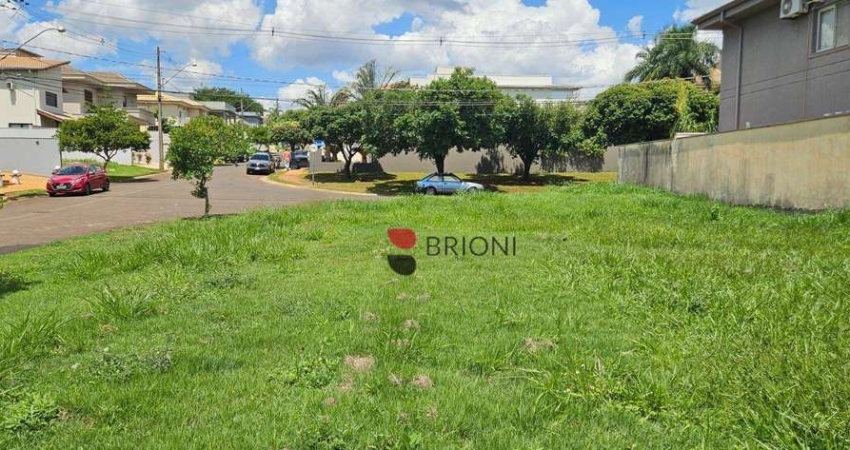 Terreno alto padrão no Condomínio  Nova Aliança Sul, com 432m², à venda  em Ribeirão Preto/SP I Imobiliária Brioni Imóveis