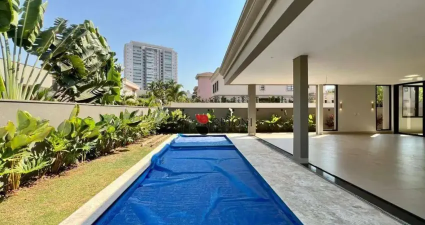 Casa sobrado à venda no condomínio buganville, com 552m², 4 suítes, jardim olhos d'água m ribeirão preto/sp i imobiliária brioni imóveis