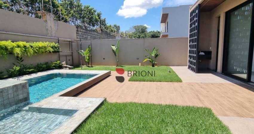 Casa/sobrado alto padrão com 283m², 3 quartos à venda no Condomínio Alto do Castelo  em Ribeirão Preto/SP I Imobiliária Brioni imóveis