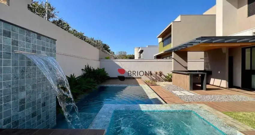 Casa alto padrão com 269m², 3 quartos/suítes à venda no Condomínio Alto do Castelo 1 em Ribeirão Preto/SP I Imobiliária Brioni imóveis