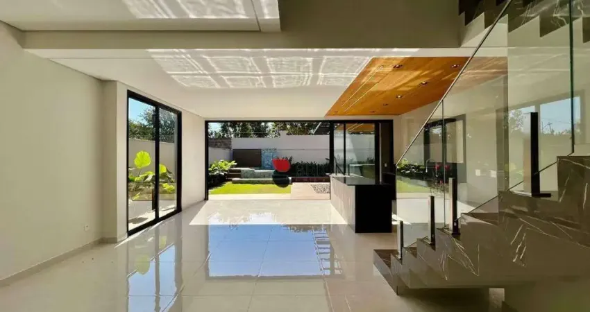 Casa alto padrão com 269m², 3 quartos/suítes à venda no condomínio alto do castelo 1 em ribeirão preto/sp i imobiliária brioni imóveis