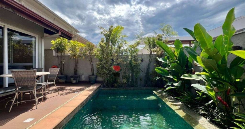 Casa alto padrão com 261m², 3 quartos à venda no Condomínio Colina do Sabiá em Ribeirão Preto/SP I Imobiliária Brioni imóveis